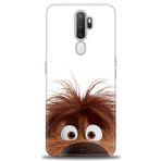 MRCİLETİSİM (mrc4118) Tam Ekran Koruyucu Kılıf HD Baskılı Kılıf Sevimli Köpek Oppo A9 2020 ile uyumlu