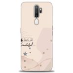 MRCİLETİSİM (mrc4122) Tam Ekran Koruyucu Kılıf HD Baskılı Kılıf Greateful Oppo A9 2020 ile uyumlu