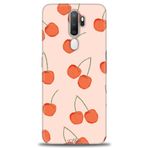 MRCİLETİSİM (mrc4125) Tam Ekran Koruyucu Kılıf HD Baskılı Kılıf Büyük Kirazlar Oppo A9 2020 ile uyumlu