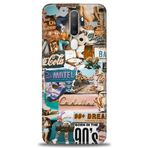 MRCİLETİSİM (mrc4138) Tam Ekran Koruyucu Kılıf HD Baskılı Kılıf Pink Motel Oppo A9 2020 ile uyumlu