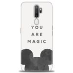 MRCİLETİSİM (mrc4140) Tam Ekran Koruyucu Kılıf HD Baskılı Kılıf You Are Magic Oppo A9 2020 ile uyumlu