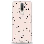 MRCİLETİSİM (mrc4142) Tam Ekran Koruyucu Kılıf HD Baskılı Kılıf Puantiye Oppo A9 2020 ile uyumlu