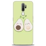 MRCİLETİSİM (mrc4143) Tam Ekran Koruyucu Kılıf HD Baskılı Kılıf Avacado Oppo A9 2020 ile uyumlu