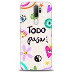MRCİLETİSİM (mrc4145) Tam Ekran Koruyucu Kılıf HD Baskılı Kılıf ToDo Pasa Oppo A9 2020 ile uyumlu