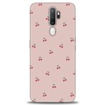 MRCİLETİSİM (mrc4150) Tam Ekran Koruyucu Kılıf HD Baskılı Kılıf Kirazlar Oppo A9 2020 ile uyumlu