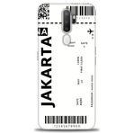 MRCİLETİSİM (mrc4165) Tam Ekran Koruyucu Kılıf HD Baskılı Kılıf Jakarta Oppo A9 2020 ile uyumlu