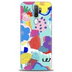 MRCİLETİSİM (mrc4184) Tam Ekran Koruyucu Kılıf HD Baskılı Kılıf Flowers Oppo A9 2020 ile uyumlu