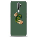 MRCİLETİSİM (mrc4190) Tam Ekran Koruyucu Kılıf HD Baskılı Kılıf Warning Oppo A9 2020 ile uyumlu