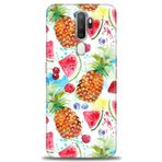 MRCİLETİSİM (mrc4195) Tam Ekran Koruyucu Kılıf HD Baskılı Kılıf Meyveler Oppo A9 2020 ile uyumlu