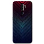 MRCİLETİSİM (mrc43251) Abstract 4 Kılıf HD Desen Baskılı Arka Kapak+Temperli Cam Oppo A9 2020 ile uyumlu