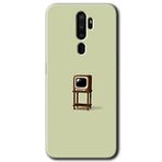 MRCİLETİSİM (mrc43347) Retro Kılıf HD Desen Baskılı Arka Kapak+Temperli Cam Oppo A9 2020 ile uyumlu