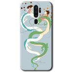 MRCİLETİSİM (mrc43355) Snake Friendship Kılıf HD Desen Baskılı Arka Kapak+Temperli Cam Oppo A9 2020 ile uyumlu