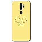 MRCİLETİSİM (mrc43493) Be Honest Kılıf HD Desen Baskılı Arka Kapak+Temperli Cam Oppo A9 2020 ile uyumlu