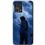 MRCİLETİSİM (mrc56289) Sonbahar Yalnızlığı Kılıf HD Desen Baskılı Arka Kapak Oppo Reno 7 4G ile uyumlu