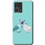 MRCİLETİSİM (mrc56294) Mutlu Kuşlar Kılıf HD Desen Baskılı Arka Kapak Oppo Reno 7 4G ile uyumlu