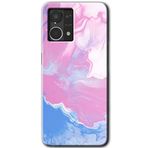 MRCİLETİSİM (mrc56353) Liquid Lekeler Art Kılıf HD Desen Baskılı Arka Kapak Oppo Reno 7 4G ile uyumlu