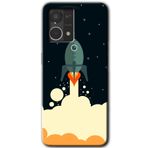 MRCİLETİSİM (mrc56360) Space Smoke Kılıf HD Desen Baskılı Arka Kapak Oppo Reno 7 4G ile uyumlu
