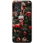MRCİLETİSİM (mrc56378) Happy New Year Kılıf HD Desen Baskılı Arka Kapak Oppo Reno 7 4G ile uyumlu