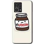 MRCİLETİSİM (mrc56401) Nutella Aşkım Kılıf HD Desen Baskılı Arka Kapak Oppo Reno 7 4G ile uyumlu