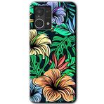 MRCİLETİSİM (mrc56480) Hibiscus Flowers Kılıf HD Desen Baskılı Arka Kapak Oppo Reno 7 4G ile uyumlu