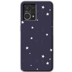 MRCİLETİSİM (mrc56537) Gökyüzü Yıldız Kılıf HD Desen Baskılı Arka Kapak Oppo Reno 7 4G ile uyumlu