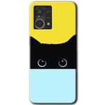 MRCİLETİSİM (mrc56542) Kara Kılıf HD Desen Baskılı Arka Kapak Oppo Reno 7 4G ile uyumlu