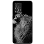 MRCİLETİSİM (mrc56755) Lion Kılıf HD Desen Baskılı Arka Kapak Oppo Reno 7 4G ile uyumlu