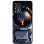 MRCİLETİSİM (mrc56790) Astronot Kılıf HD Desen Baskılı Arka Kapak Oppo Reno 7 4G ile uyumlu
