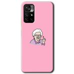 MRCİLETİSİM (mrc58340) Bad Grandmother Kılıf HD Desen Baskılı Arka Kapak+Temperli Cam Poco M4 Pro 5G ile uyumlu
