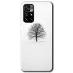 MRCİLETİSİM (mrc58462) Alone Tree Kılıf HD Desen Baskılı Arka Kapak+Temperli Cam Poco M4 Pro 5G ile uyumlu