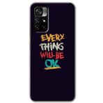 MRCİLETİSİM (mrc60874) Everything Kılıf HD Desen Baskılı Arka Kapak Poco M4 Pro 5G ile uyumlu