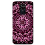 MRCİLETİSİM mrc64429 Mandala Patterns Kaleidoscope Kılıf Baskılı Kapak 5D Tam Kaplayan Cam Xiaomi Redmi Note 9 ile uyumlu
