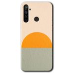MRCİLETİSİM (mrc68051) Color Wall Kılıf HD Desen Baskılı Arka Kapak+Temperli Cam Realme 5i ile uyumlu