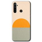 MRCİLETİSİM (mrc72451) Color Wall Kılıf HD Desen Baskılı Arka Kapak Realme 5i ile uyumlu