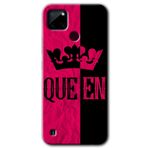 MRCİLETİSİM (mrc75623) Queen Kılıf HD Desen Baskılı Arka Kapak Realme C21 ile uyumlu