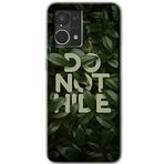 MRCİLETİSİM mrc77206 Do Not Hide Kılıf HD Desen Baskılı Arka Kapak+Temperli Cam Oppo Reno 7 4G ile uyumlu