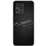 MRCİLETİSİM mrc77444 İmza Atatürk Kılıf HD Desen Baskılı Arka Kapak+Temperli Cam Oppo Reno 7 4G ile uyumlu