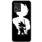 MRCİLETİSİM mrc77550 Anime Kılıf HD Desen Baskılı Arka Kapak+Temperli Cam Oppo Reno 7 4G ile uyumlu