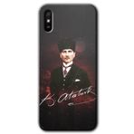 MRCİLETİSİM mrc77998 Kemal Atatürk Kılıf HD Desen Baskılı Arka Kapak+Temperli Cam Xiaomi Redmi 9A ile uyumlu