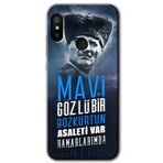 MRCİLETİSİM mrc79084 Bozkurt Atatürk Kılıf HD Desen Baskılı Arka Kapak+Temperli Cam Xiaomi Redmi Note 6 Pro ile uyumlu
