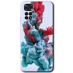 MRCİLETİSİM mrc79882 Renkli Karışım Kılıf HD Desen Baskılı Arka Kapak+Temperli Cam Xiaomi Redmi Note 11 5G Global ile uyumlu