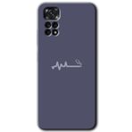 MRCİLETİSİM mrc80034 Sigara Zararlıdır Kılıf HD Desen Baskılı Arka Kapak+Temperli Cam Xiaomi Redmi Note 11 5G Global ile uyumlu