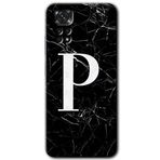 MRCİLETİSİM mrc81800 Desenli P Harfi Kılıf HD Desen Baskılı Arka Kapak+Temperli Cam Xiaomi Redmi Note 11s 5G Global ile uyumlu