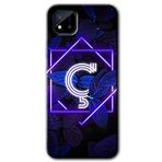 MRCİLETİSİM (mrc8884) Dark Neon Yaprak Ç Harfi Kılıf Baskılı Kapak Tam Kaplayan Mat Seramik Realme C11 ile uyumlu