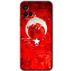 MRCİLETİSİM mrc88961 Albayrak 2 Kılıf HD Desen Baskılı Arka Kapak Temperli Cam Vivo Y21s ile uyumlu