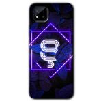 MRCİLETİSİM (mrc8915) Dark Neon Yaprak Ş Harfi Kılıf Baskılı Kapak Tam Kaplayan Mat Seramik Realme C11 ile uyumlu