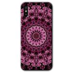 MRCİLETİSİM (mrc92094) Mandala Patterns Kaleidoscope Kılıf HD Desen Baskılı Arka Kapak Xiaomi Redmi 9A ile uyumlu