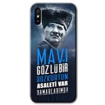 MRCİLETİSİM (mrc92449) Bozkurt Atatürk Kılıf HD Desen Baskılı Arka Kapak Xiaomi Redmi 9A ile uyumlu