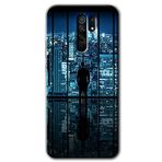 MRCİLETİSİM (mrc93058) Şehir Manzarası Kılıf HD Desen Baskılı Arka Kapak Xiaomi Redmi 9 ile uyumlu