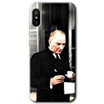 MRCİLETİSİM (mrc93536) Atatürk Türk Kahvesi Kılıf HD Desen Baskılı Arka Kapak Xiaomi Redmi Note 6 Pro ile uyumlu